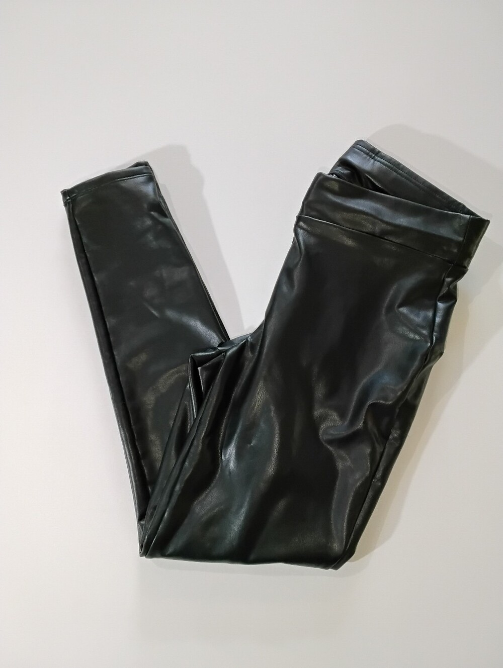 LOFT Faux Leather Pants Womens Small Black Classic Skinny Night Out Clubwear